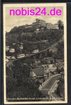 Weißer Hirsch Dresden Drahtseilbahn Grundstrasse *ca. 1930