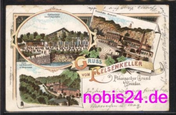 Plaunscher Grund Dresden litho brewery o 6.7.1900