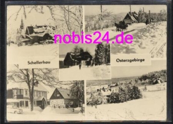 01773 Schellerhau im Winter o 13.2.1972