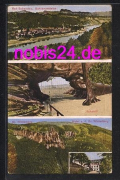 01814 Bad Schandau Schrammsteine *ca.1925