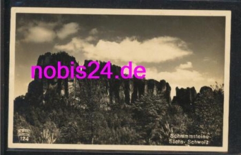 01780 Schrammsteine ​​Saxon Switzerland *ca.1930