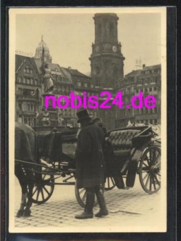 Dresden Altmarkt mit Pferdetaxi