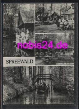03096 Spreewald Trachten Gasthaus o 10.8.1965