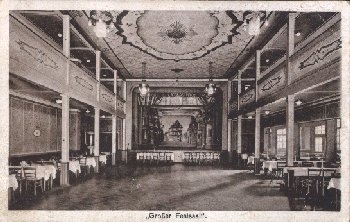 04651 Bad Lausick Hotel und Gasthof zum Wolf Großer Festsaal o 21.10.1928