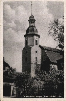 04683 Naunhof Evangelische Kirche  o 5.3.1952