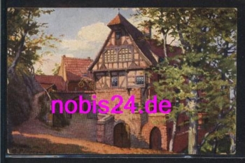 99817 Eisenach Wartburg Künstlerkarte o 2.7.1921
