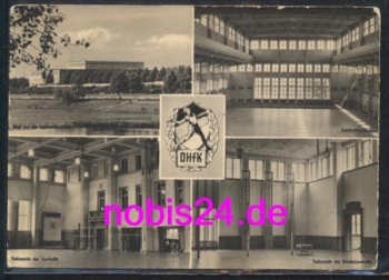 Leipzig Sport University DHFK gymnasiums on September 24, 1957