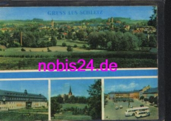 07907 Schleiz Ratsgebäude Bergkirche o ca.1963