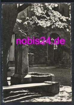 07318 Saalfeld Alter Brunnen im Klosterhof *ca.1959