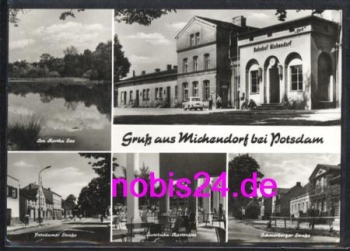14552 Michendorf Bahnhof Auto Raststätte o 3.7.1980