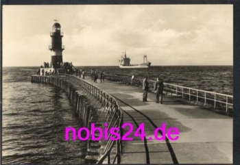 Warnemunde Mole ship tanker o 27.7.1974