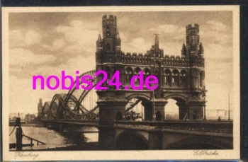 Hamburg Elbe Bridge * approx. 1910