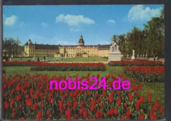 Karlsruhe Schloss Tulpengarten o 2.9.1971