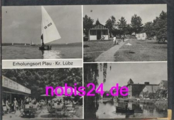 19395 Plau Lübz Segelboot Gaststätte o 27.7.1985