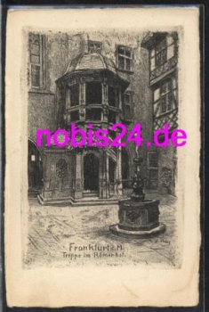 Frankfurt Main Roemerhof artist card * ca.1920