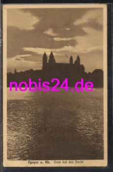 65346 Speyer am Rhein Dom bei Nacht o 23.9.1929
