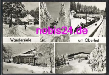 98559 Oberhof Wanderziele Rennsteig o 22.3.1981