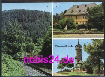 98744 Oberweissbach Froebelturm Bergbahn *ca.1970