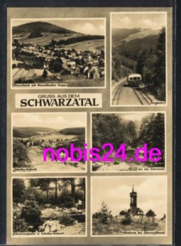 98746 Schwarzatal Bergbahn Meuselbach  *ca.1969