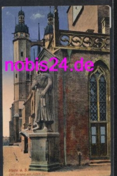 Halle Saale Der Roland am roten Turm *ca.1930