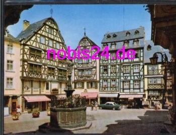 54470 Bernkastel Kues Markt Brunnen *ca.1975