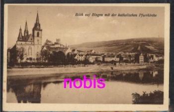 55411 Bingen Catholic parish church *ca.1930