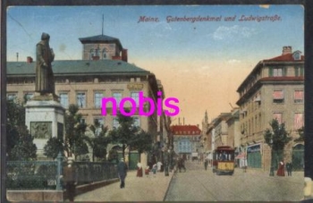 Mainz Ludwigstrasse with tram o 3.5.15