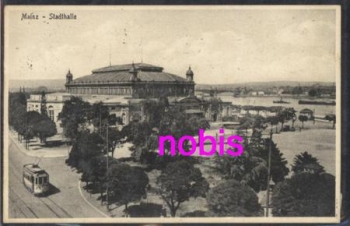 Mainz town hall Tram o 15.8.1928