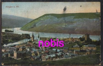 55411 Bingen am Rhein Luftbild o 6.11.1909