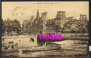 Paris Hotel de Ville o 1912