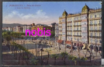 Barcelona - Paseo de Gracia *ca.1920