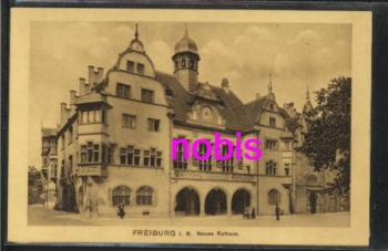 Freiburg Breisgau Neues Rathaus *ca.1920