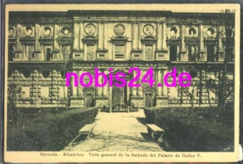 Alhambra Granada Palacio de Carlos V.  *ca.1920