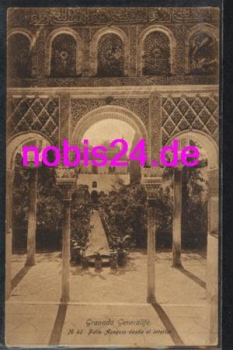 Granada Generalife Partio Acequia desde el interior  ca.1920