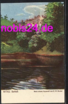 Mitau  Schloss Künstlerkarte Muder *ca.1930