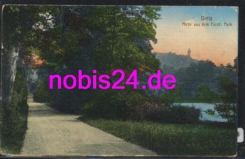 07973 Greiz Motiv im Park o 8.9.1916