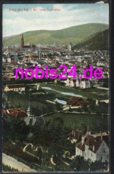 Freiburg Breisgau vom Lorretto  ca.1910