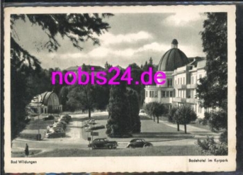 Bad Wildungen Badehotel Kurpark o 3.7.1962