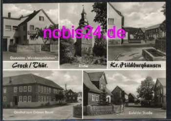98673 Crock Auengrund Thuringen Gasthaus o ca.1976