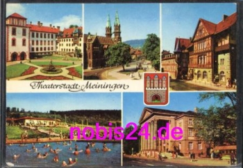 98617 Meiningen Freibad Kirche Schloss o 22.6.1981