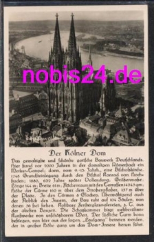 Köln Stadt und Dom Luftbildaufnahme *ca.1930