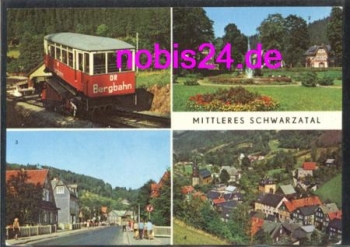 98744 Oberweissbach mit Bergbahn *ca.1980