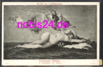 Nude - Erotica Venus with Angel by Cabanel * around 1920