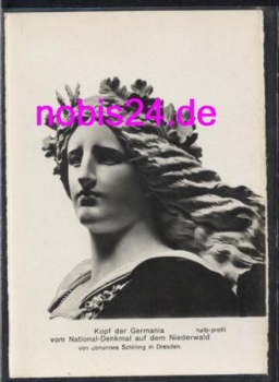 65385 Niederwald Denkmal Germaniakopf *ca.1960