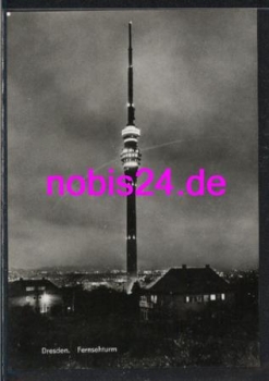 Wachwitz Dresden Fernsehturm *ca.1975