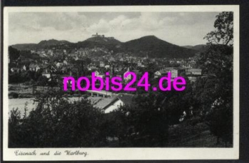 99817 Eisenach town view with Wartburg o 1.11.1939