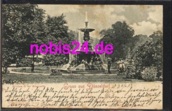 Düsseldorf Brunnen Koenigsallee o 3.8.1901