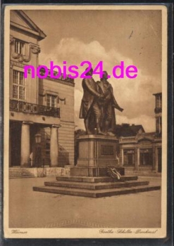 Weimar Goethe Schiller Monument o circa 1932