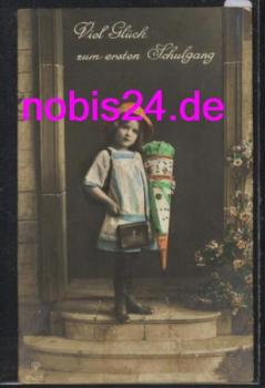 First class greetings card, sugar bag o April 20, 1914