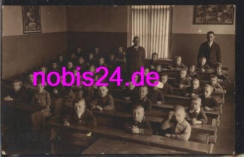Class picture with teacher at school *ca.1935